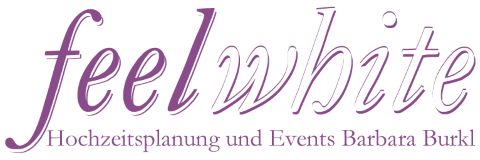 feel white - Hochzeitsplanung und Events, Hochzeitsplaner Stuttgart, Logo