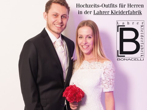 Bonacelli Moda - Hochzeitsanzüge, Brautmode · Hochzeitsanzug Lahr, Kontaktbild