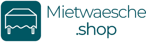 Mietwaesche.shop - Hussen, Tischdecken & mehr, Deko · Floristen · Hussen Schwarzwald, Logo