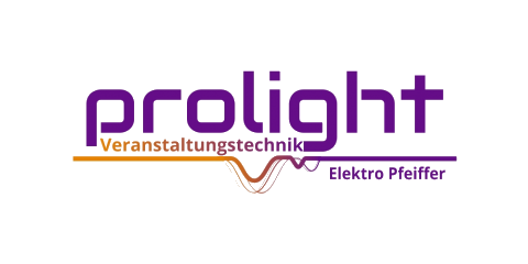 ProLight Veranstaltungstechnik - Elektro Pfeiffer, Technik · Verleih · Zelte Straubenhardt, Logo