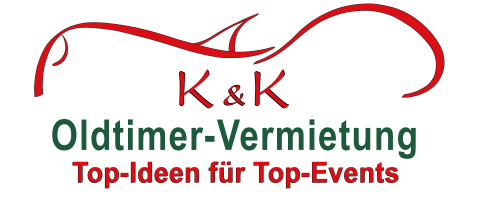 K & K Oldtimer-Vermietung | Hochzeitsauto | Oldtimerbus | T1 Bulli, Hochzeitsauto · Kutsche Schwarzwald, Logo