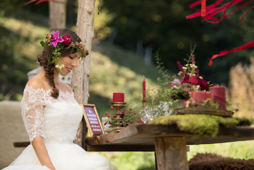 Green Wedding Herbsthochzeit Braut