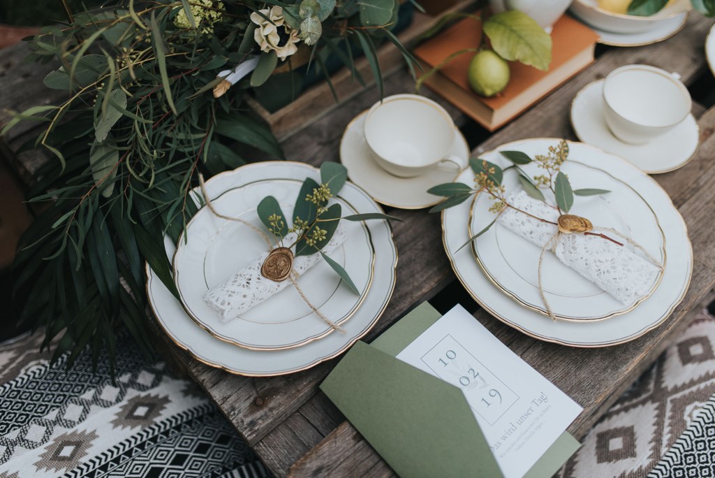 Detailaufnahme Kaffeetafel