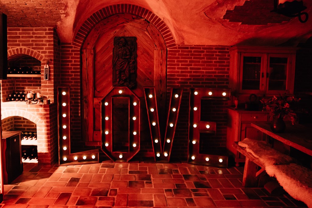 große Love Buchstaben